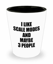 Scale Modes Shot Glass Lover I Like Funny Gift Idea For Hobby Addict Liq... - $12.84