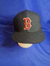 Vtg 1995 Boston Red Sox New Era Fitted Wool Diamond Collection 90s Hat C... - £110.27 GBP