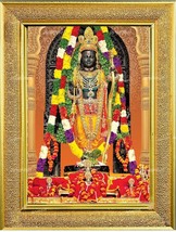 Lord Ram LALLA idol/Photo Frame Religious Murti for Worship/Pooja (Multi... - £21.01 GBP