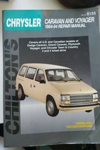 1984-92 Chilton&#39;s Chrysler Caravan Voyager  Repair Manual # 8155 - £23.54 GBP
