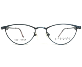 Martine Sitbon Eyeglasses Frames 6556 AB Blue Round Full Wire Rim 48-18-140 - £57.87 GBP