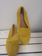 Womens Next Suede Loafers Shoes Size uk 3.5 Colour Yellow - $22.50