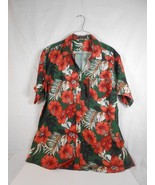 MCEDAR Mens Short Sleeve Hawaiian Shirt Size XXL Button Up Polyester - $336.73 MXN