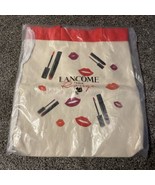 Lancome Paris Lips Lip Gloss Canvas Beige Tan Rouge Tote Shopping Beach Bag - $12.95