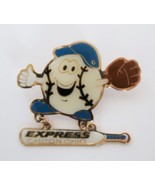 Canton OH Express Fast Pitch Softball Enamel Over Metal Pin - $6.82 CAD