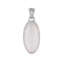 Jewelry of Venus fire  Pendant of Goddess Urd Bihar rainbow moonstone silver pen - £550.42 GBP