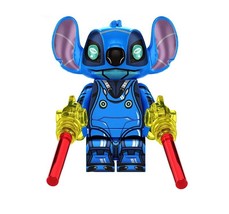 Gift Minifigure Robot Stitch Disney cartoon Fast Ship - $6.36