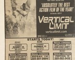 Vertical Limit Movie Print Ad Chris O’Donnell TPA9 - $5.93