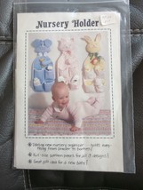 Patch Press Nursery Holder Sewing Pattern Kitty Cat Puppy Dog Bunny Rabbit Cut - $8.54