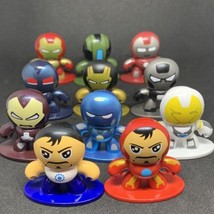 Marvel Iron Man Micro Muggs 2012 Hasbro Lot of 11 Suits Tony Stark - $19.79