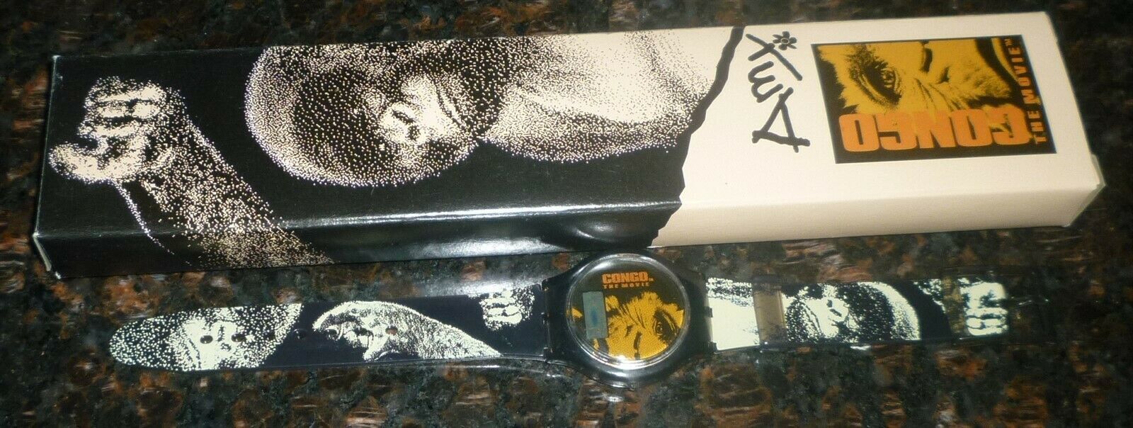 COLLECTIBLE DIGITAL WRISTWATCH WATCH MOVIE CONGO KING KONG JUNGLE - $4.00