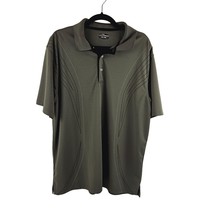 Grand Slam X Mens Polo Shirt Size XL Green Short Sleeve Stay Dry Golf St... - £12.45 GBP