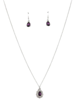 Paparazzi Vintage Validation Purple Necklace - New - $4.50
