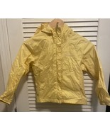Columbia Windbreaker  Yellow Hooded Jacket Youth  Size 7/8 - $22.56 CAD