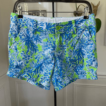 Lilly Pulitzer The Callahan in Limeade Biggest Fan Print Shorts 4 - $25.92