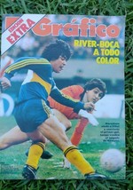 Maradona, magazine El grafico collection Boca Vs River plate   number 32... - $78.21