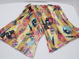 Fun Tropical Fish 12&quot;x60&quot; Scarf made in Korea Summer Beachwear - £7.96 GBP