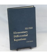 Elementary Differential Equations Earl Rainville Phillip Bedient HC 4th ... - $665.27 MXN