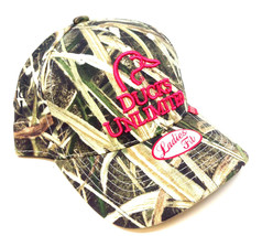 Mossy Oak Ducks Unlimited Ladies Fit Shadow Grass Blades Camo Adjustable Hat Cap - $11.35