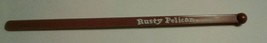 Rusty Pelican Key Biscayne Florida Swizzle Stick Drink Stirrer Brown plastic - £8.55 GBP