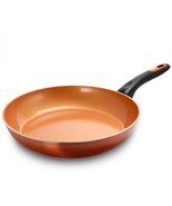 Gibson Cuisine Hummington 12 Inch Aluminum Frying Pan in Metallic Copper - €57,89 EUR