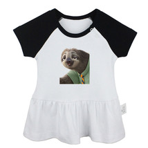 Zootopia Zootropolis Flash Pale-throated Three-toed Sloth Baby Girl Dresses - $11.74