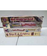 VHS Barney Lot of 4 Walk Around The Block, Imagination Island, Sing &amp; Da... - $26.72