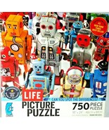 Life Picture Puzzle License plates 750 Pieces Robots Spot The Differences - £4.69 GBP