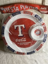 Texas Rangers Baseball Fiesta Serving Platter Tray Coca-Cola La Michoaca... - £10.64 GBP