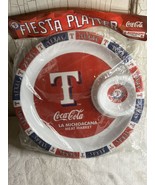 Texas Rangers Baseball Fiesta Serving Platter Tray Coca-Cola La Michoaca... - £10.48 GBP