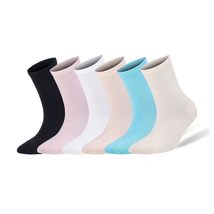 AWS/American Made 6 Pairs Premium Bamboo Women Socks with Gift Box Shoe Size 6 t - £18.94 GBP