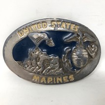 VTG  United States Marines Iwo Jima Eagle Belt Buckle D Logo Semper Fi Military - $19.79