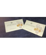2) US 1989 COMPLETE UNCIRCULATED MINT SETS/ MINT SHAPE/FREE S&amp;H  - $423.35 MXN
