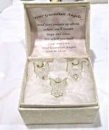 Vintage Your Guardian Angels Set 3 Crystal Angels in Box - £7.64 GBP