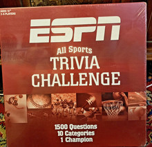 ESPN All Sports Trivia Challenge Game 1500 Questions SEALED NEW in Box 2005. - £23.79 GBP