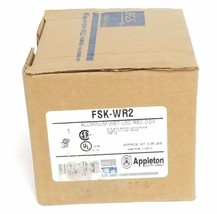 NIB APPLETON FSK-WR2 ALUMINUM WET-LOCK WEATHERPROOF RECEPTACLE COVER, FS... - $45.00