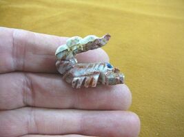 (Y-SCO-23) red gray SCORPION stone carving SOAPSTONE Peru I love baby sc... - $8.99
