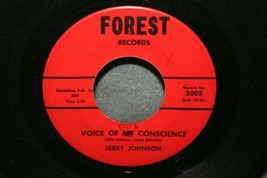 Obscure Female Country JERRY JOHNSON Voice Of My Conscience 45 FOREST Ho... - £7.73 GBP