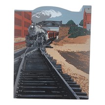 Rare Walnut Street Bridge Reading PA 2000 Wood Plaque Railroad 132/200 - $24.99