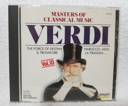 Masters Classical Music VERDI Vol. 10 Giuseppe (CD, 1988, Laserlight) Li... - $12.99