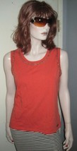 Vintage BIANCA NYGARD Orange Ladies WOMEN&#39;S Tank Top Sz M - $19.99