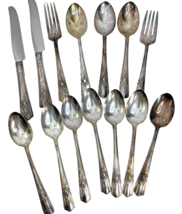 14 Pieces Harmony House Plate Aa+ Maytime Dinner Knife Fork Spoon Vintage - £20.97 GBP
