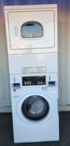 SPEED QUEEN STACKED WASHER AND DRYER MODEL STEBCFSP172TW01 SN: 130602084... - $2,376.00