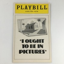 1980 Playbill Eugene O&#39;Neill Theatre &#39;I Ought To Be In Pictures&#39; Dinah Manoff - £18.70 GBP