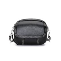 100% Genuine Leather Mini Crossbody Bags Women Cow Leather Shoulder Messenger Ba - £47.49 GBP