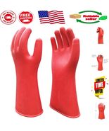 Insulated High Voltage Rubber Gloves for Electricians - 12KV Safety Cert... - $39.86 CAD
