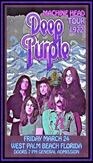 Deep Purple Refrigerator Magnet #02 - $6.99