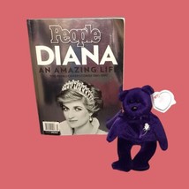 Matching Limited Edition Princess Diana Magazine and Her Beanie Babies Bear - $128.70