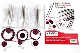 KnitPro Nova Metal Knitting Pins Circular Interchangeable: Chunky Set KP10603 - £31.62 GBP