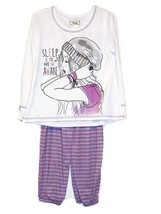 Disney D-Signed Girl&#39;s Size 7 OR 8 Sleep Is The New Awake Sleep Set - $10.39